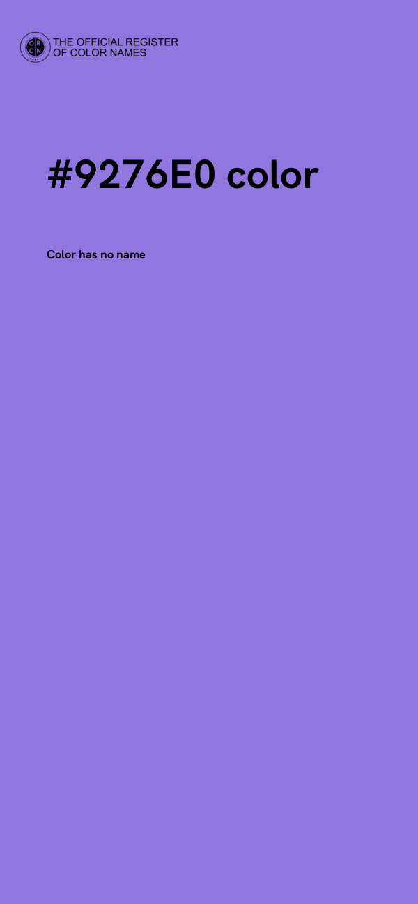#9276E0 color image