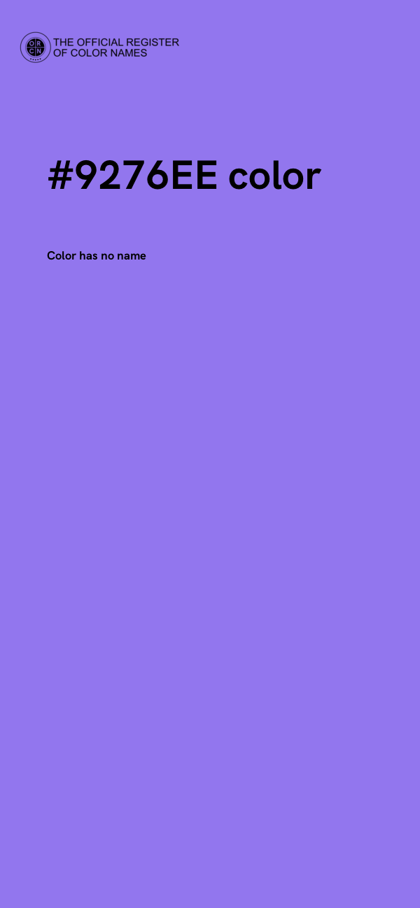 #9276EE color image