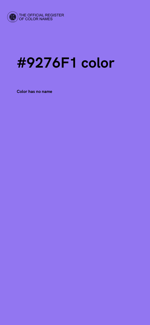 #9276F1 color image