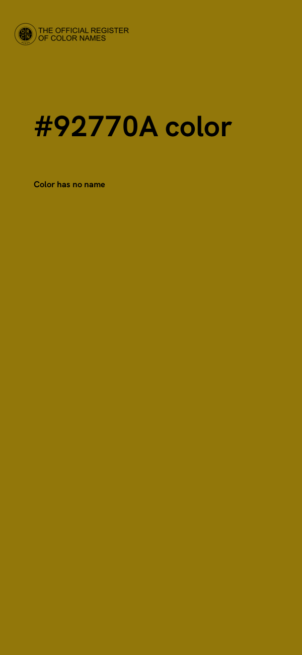#92770A color image