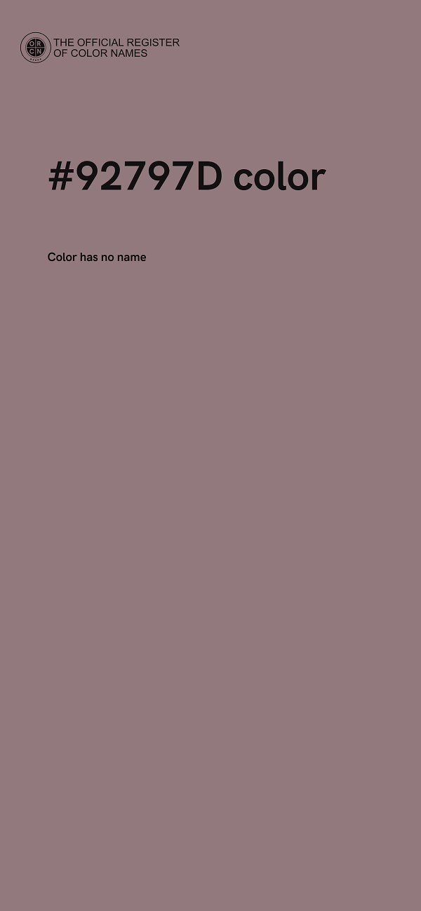 #92797D color image