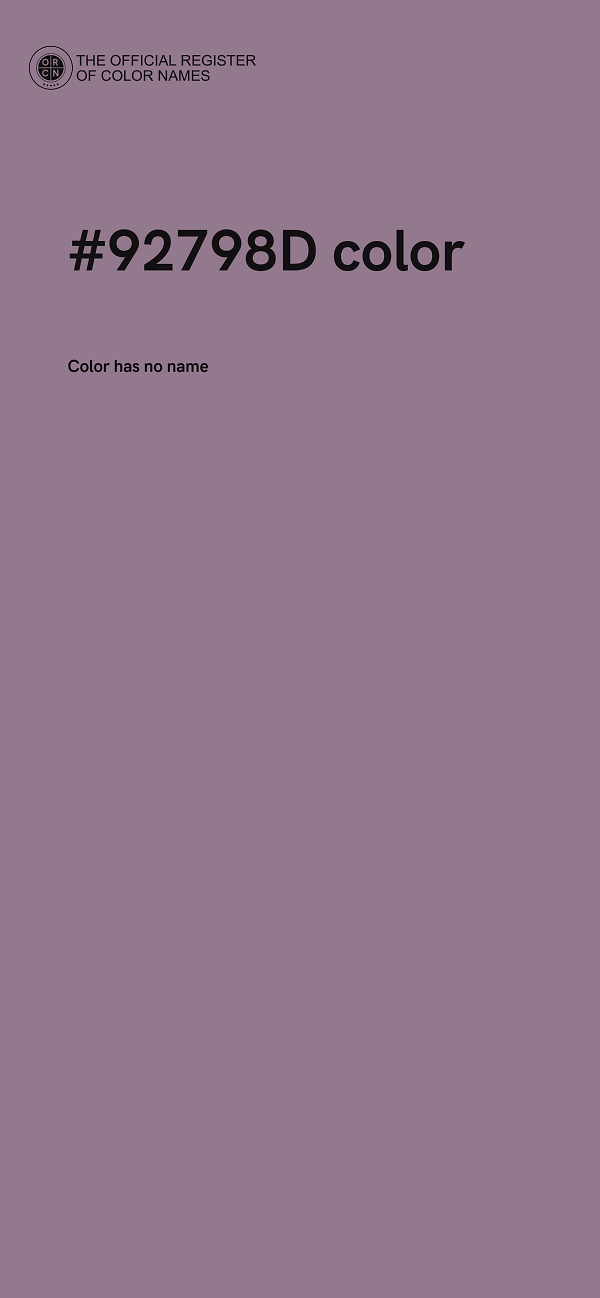 #92798D color image