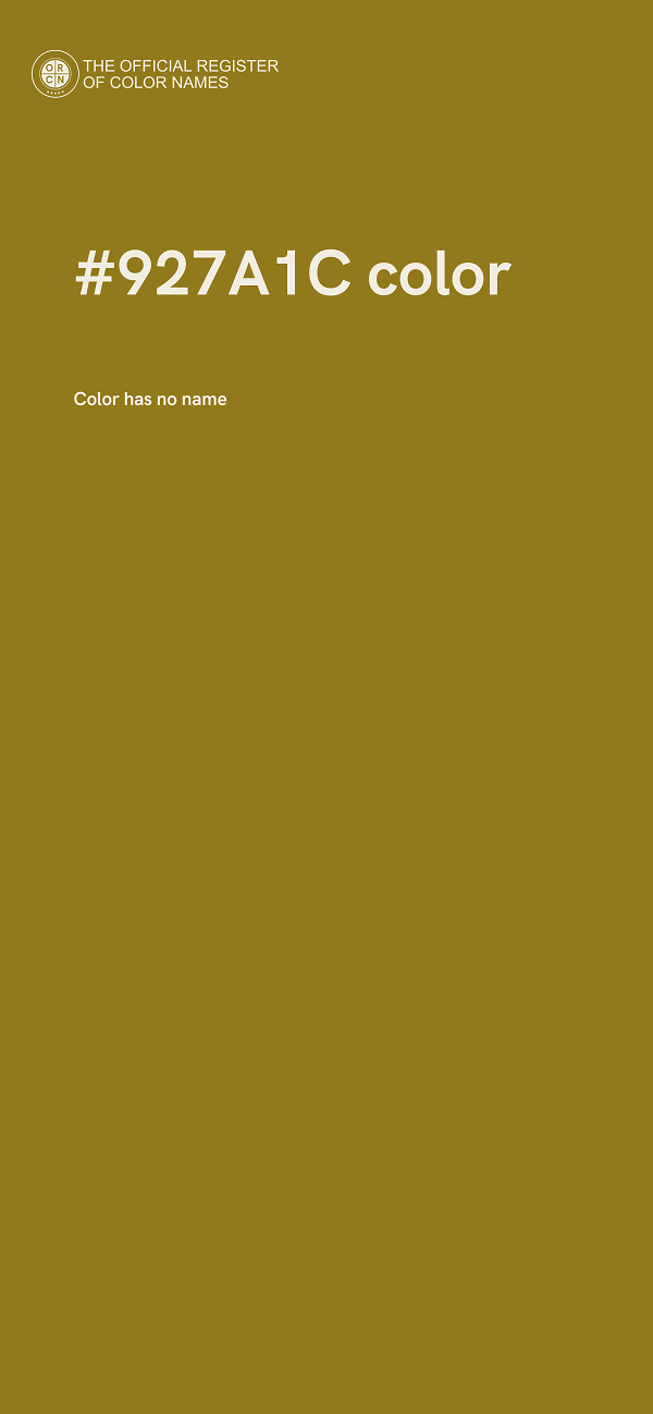 #927A1C color image