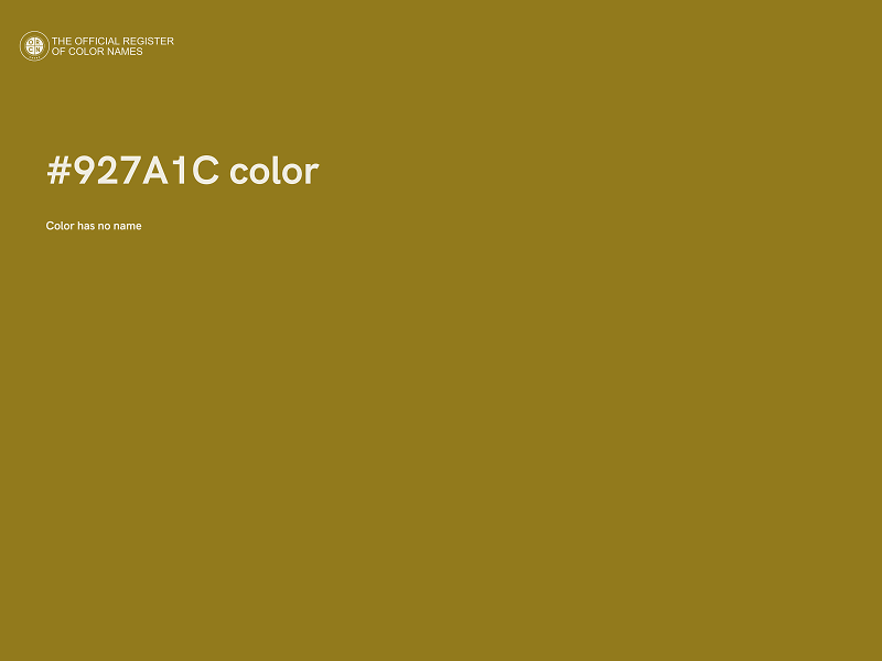 #927A1C color image