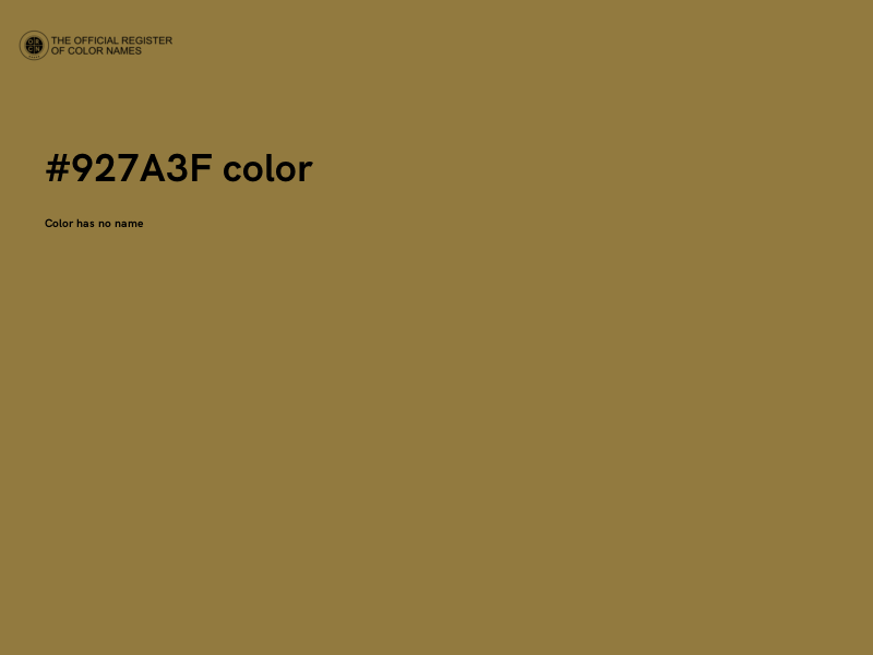 #927A3F color image