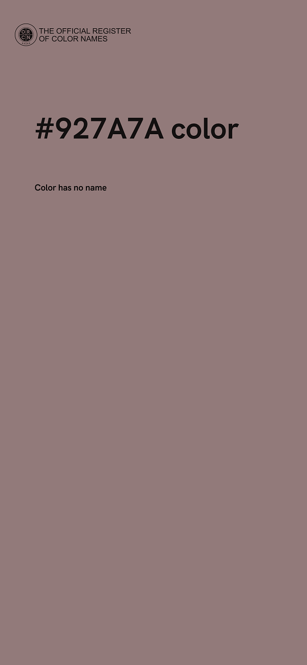 #927A7A color image
