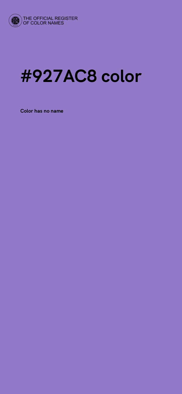 #927AC8 color image