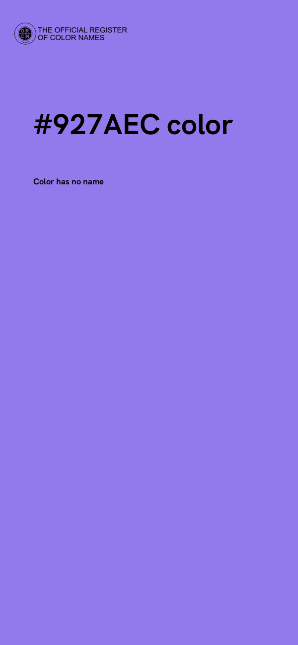 #927AEC color image