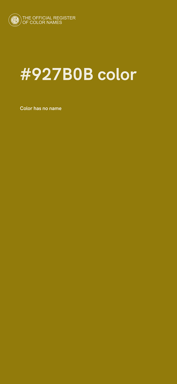 #927B0B color image