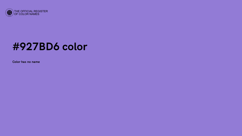 #927BD6 color image