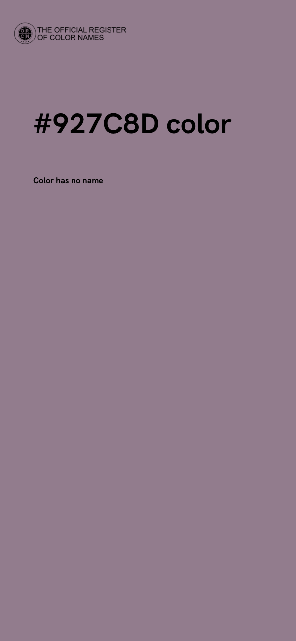 #927C8D color image