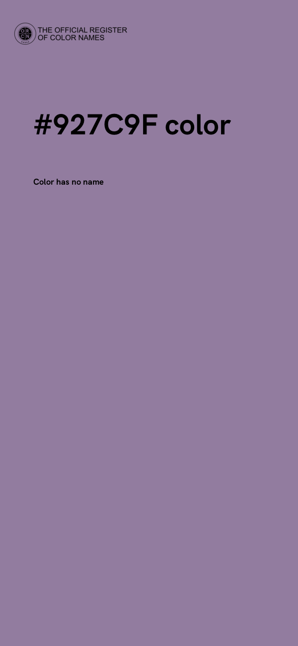 #927C9F color image