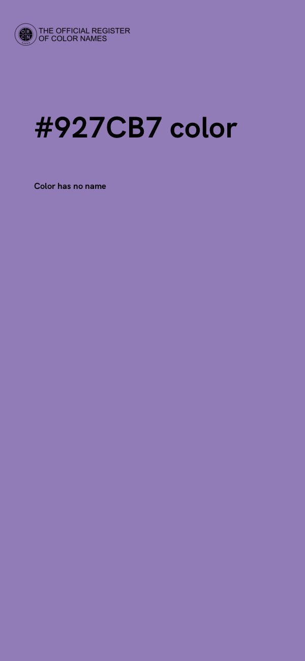#927CB7 color image