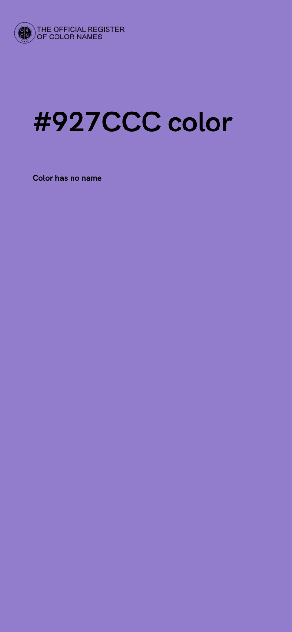 #927CCC color image