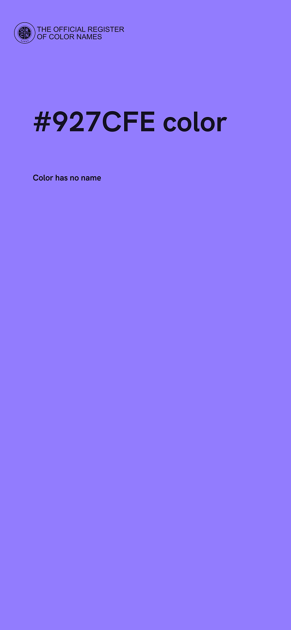 #927CFE color image