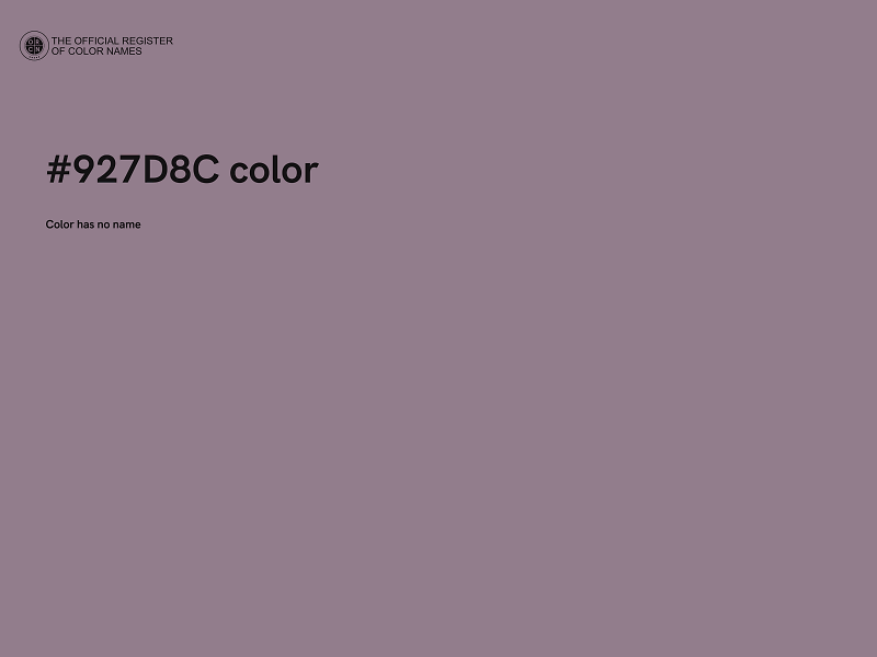 #927D8C color image