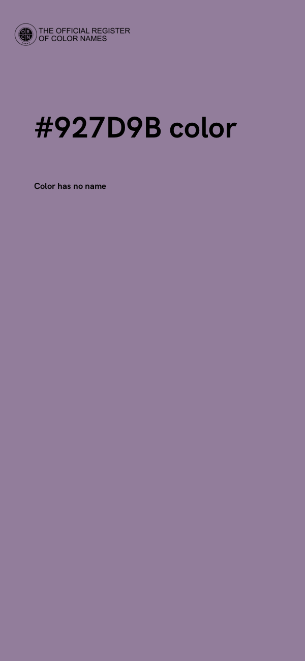 #927D9B color image