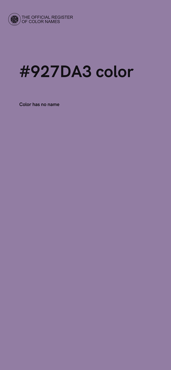 #927DA3 color image