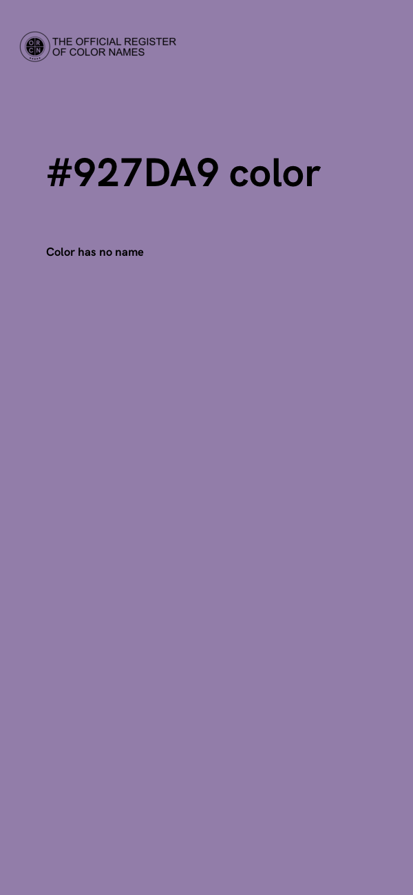 #927DA9 color image