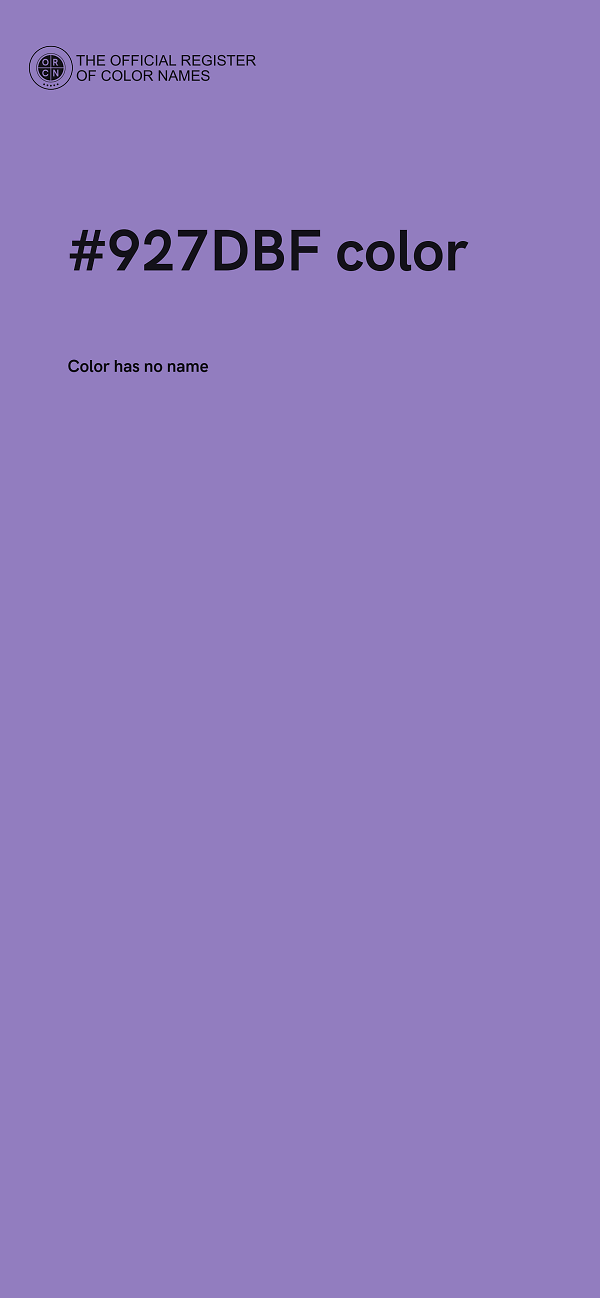 #927DBF color image