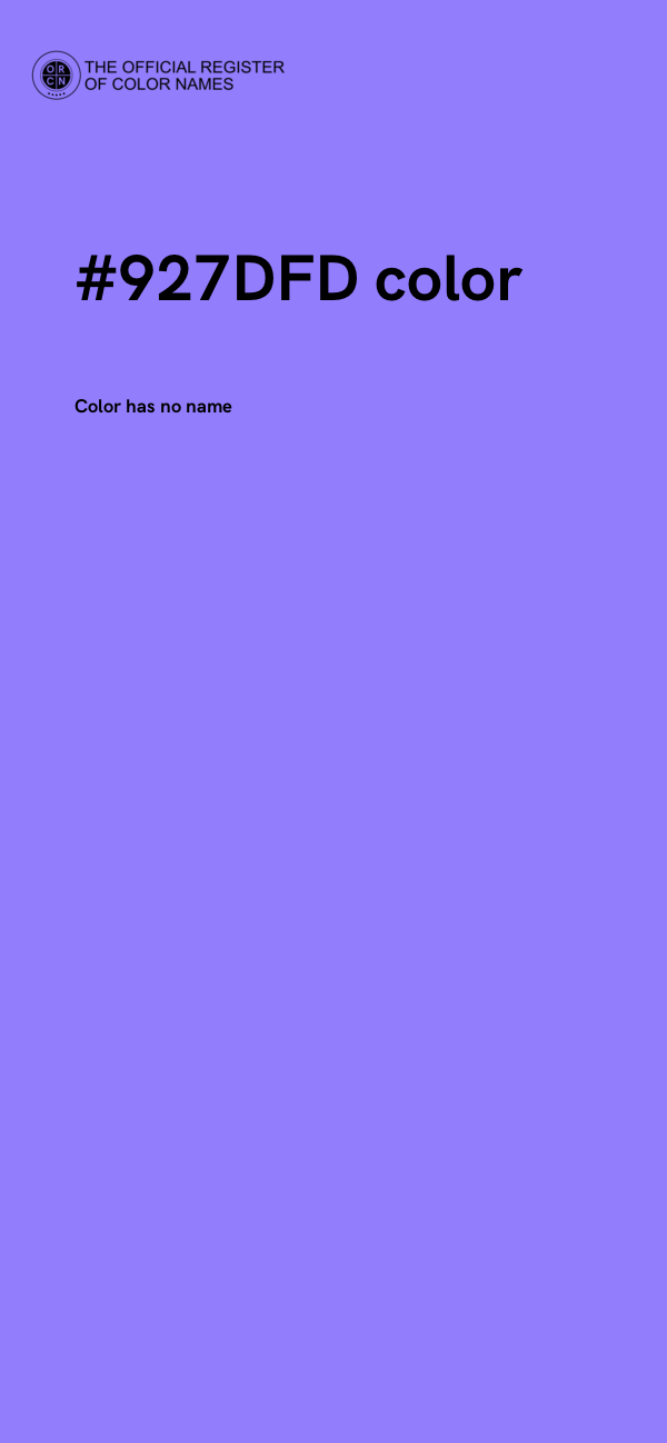 #927DFD color image