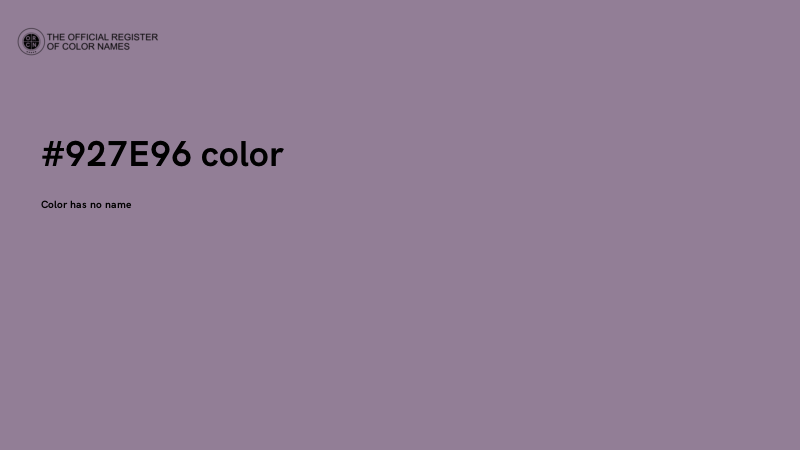#927E96 color image