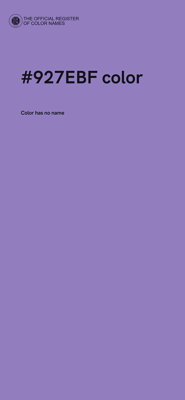 #927EBF color image