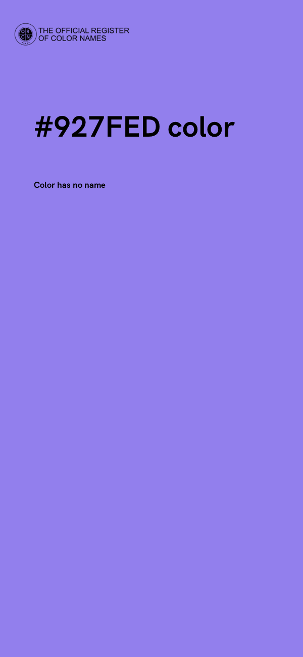 #927FED color image
