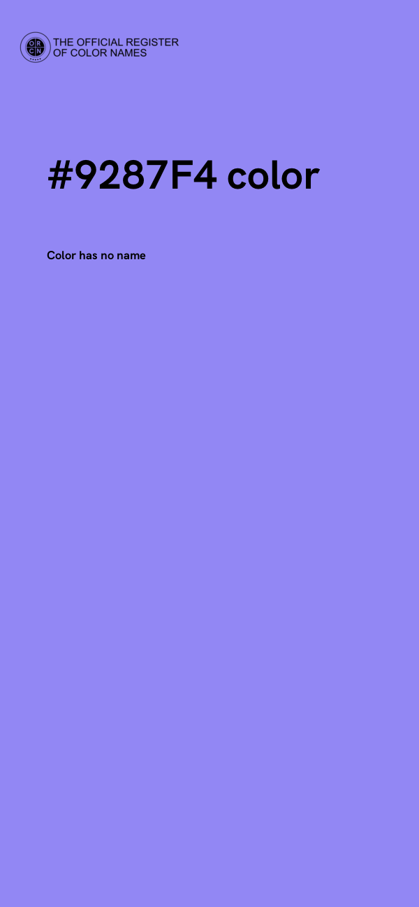 #9287F4 color image