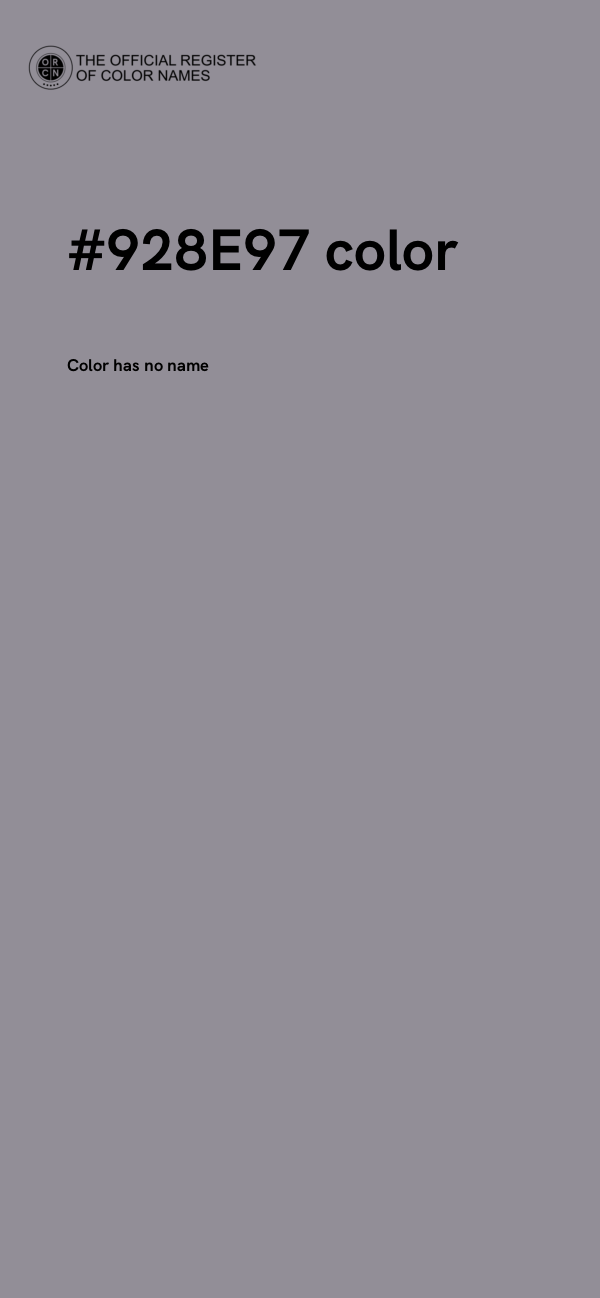 #928E97 color image