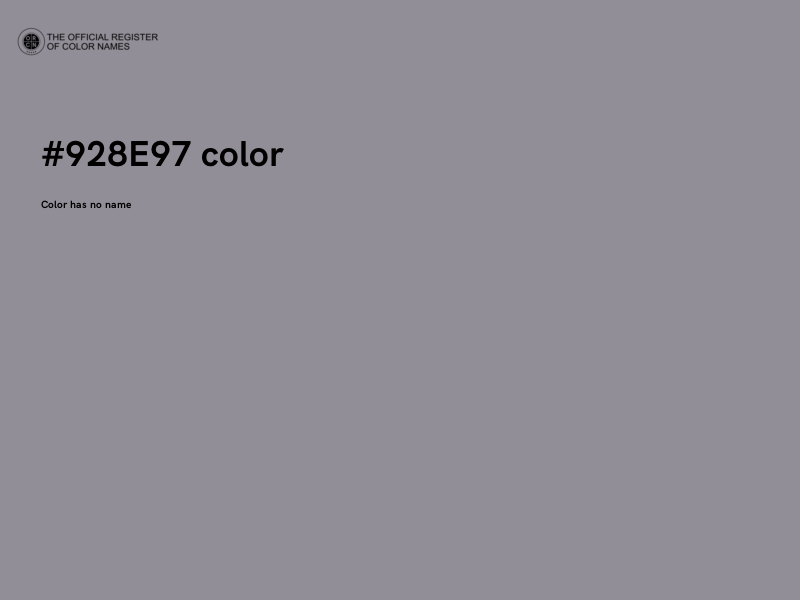 #928E97 color image