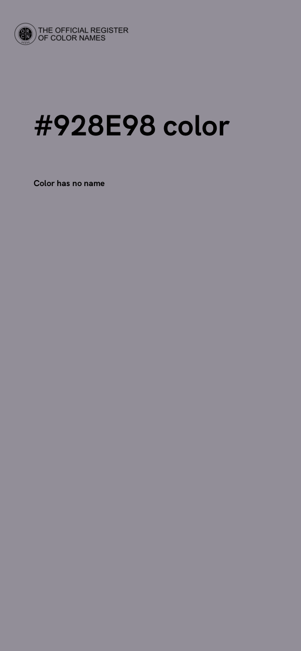 #928E98 color image