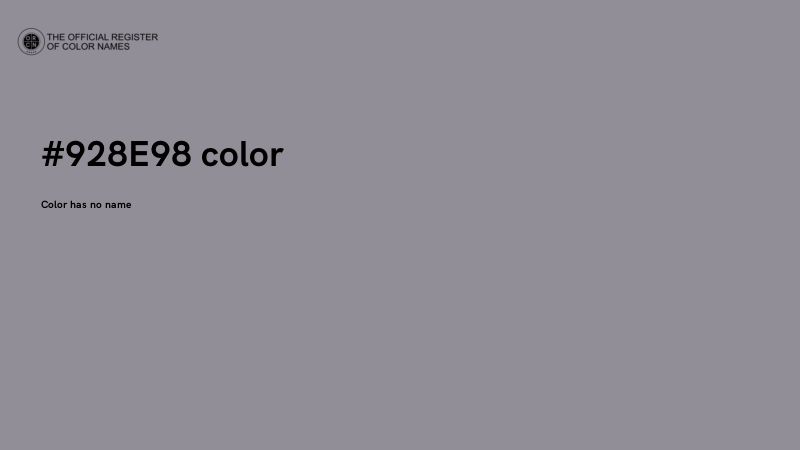 #928E98 color image