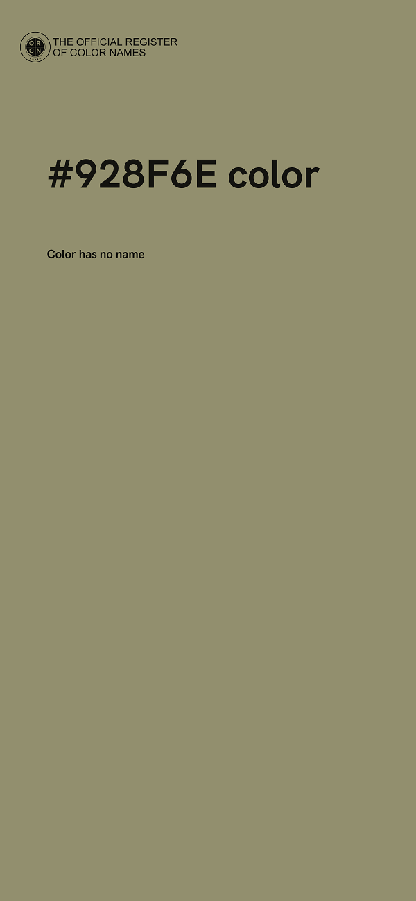 #928F6E color image