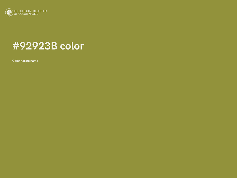 #92923B color image