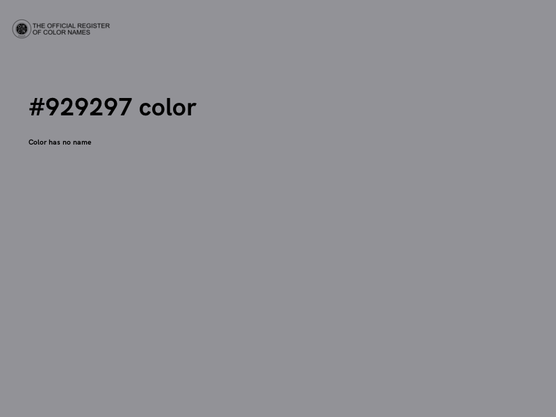 #929297 color image
