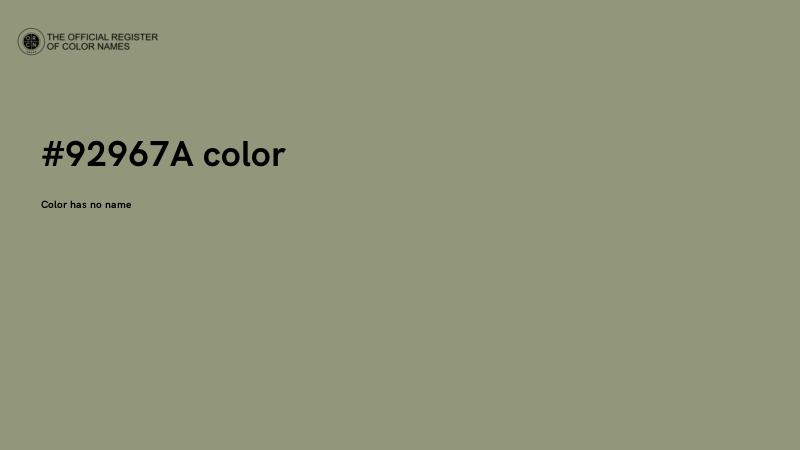 #92967A color image