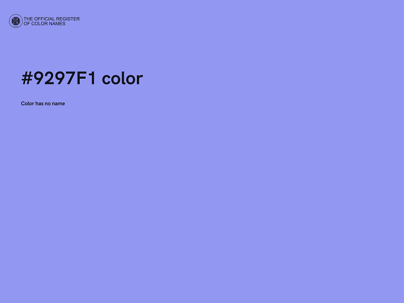 #9297F1 color image