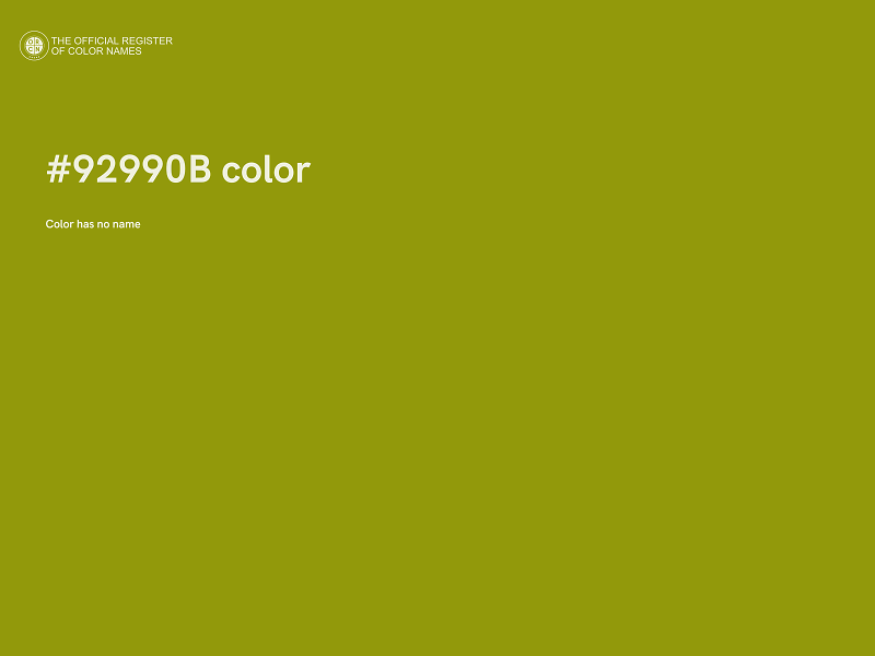 #92990B color image