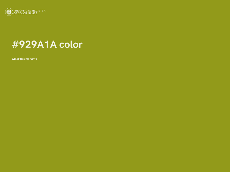 #929A1A color image