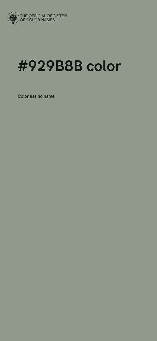 #929B8B color image