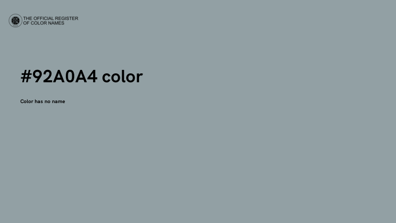 #92A0A4 color image