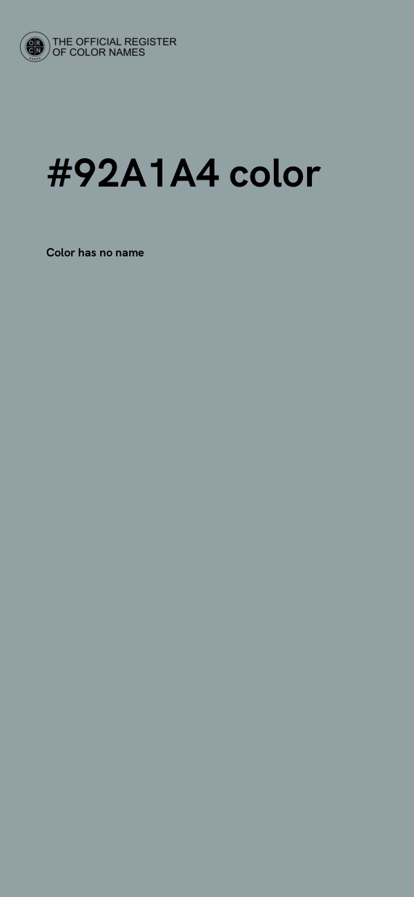 #92A1A4 color image