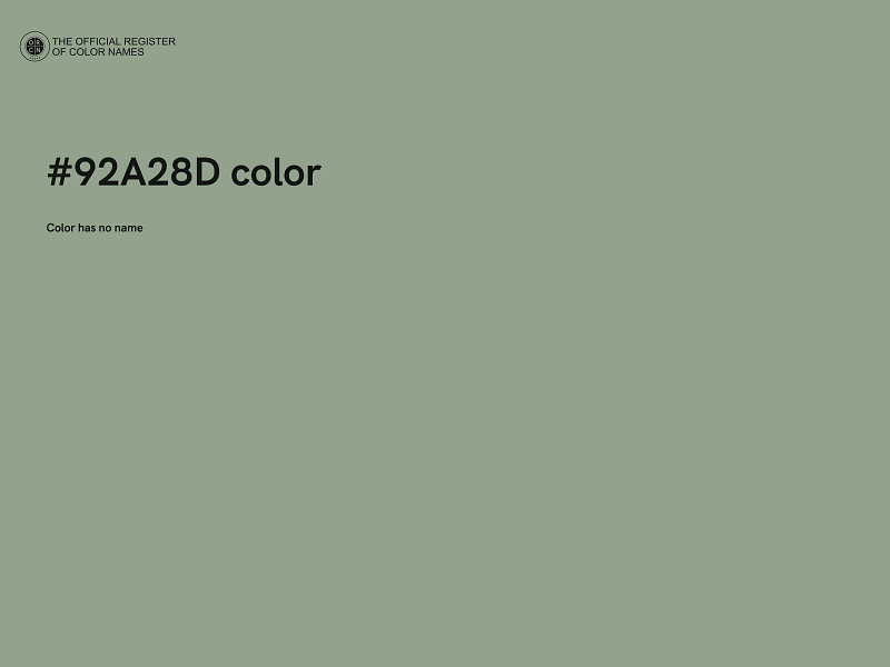 #92A28D color image