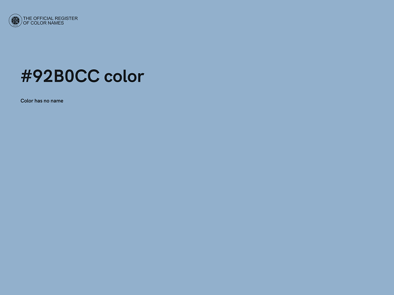 #92B0CC color image