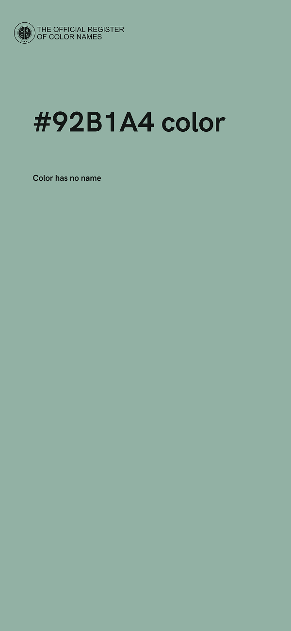 #92B1A4 color image