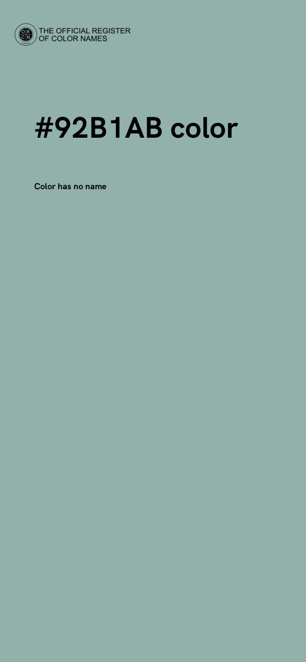 #92B1AB color image