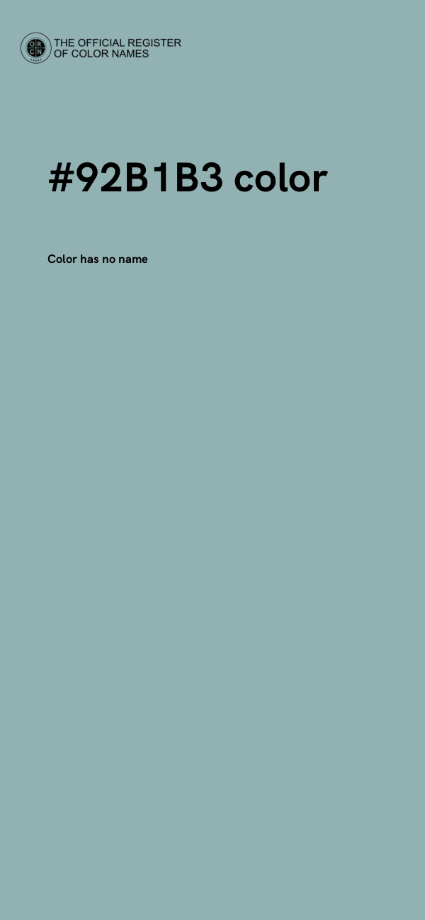 #92B1B3 color image