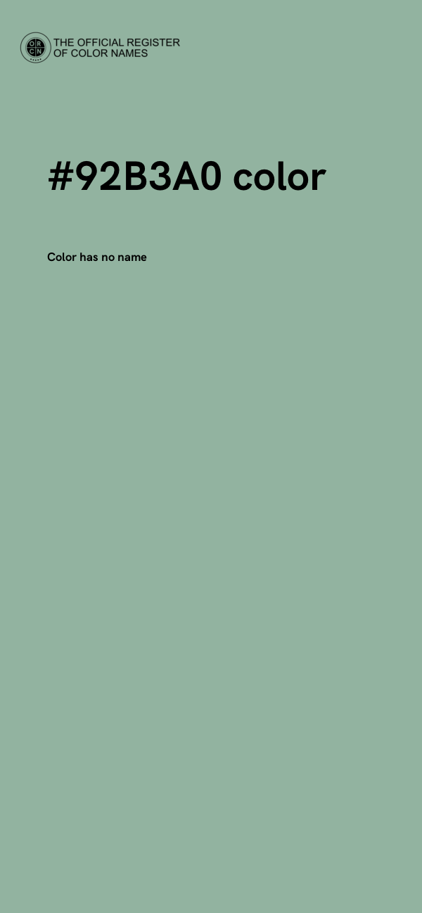 #92B3A0 color image