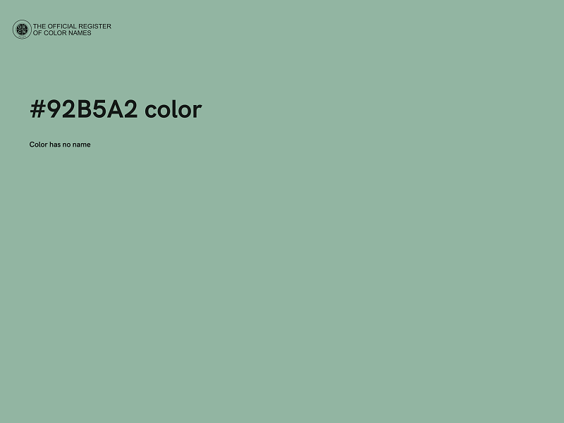 #92B5A2 color image